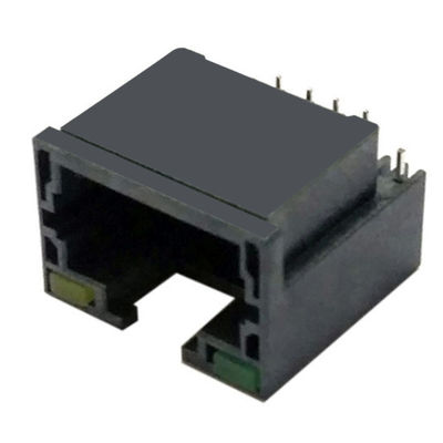 Rj45 8p8c Connector Pcb Jack Leds Apptional Sink Plate Type Rj45 8pin Connector